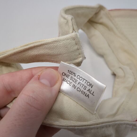 St. Louis Cardinals Strapback Visor Hat Tan One Size Budweiser Blue Wave - Picture 9 of 9